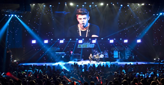Justin Bieber live in Dubai  